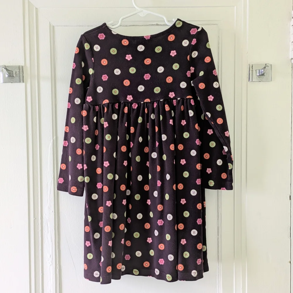 Gymboree All About Buttons Long-sleeve Dress